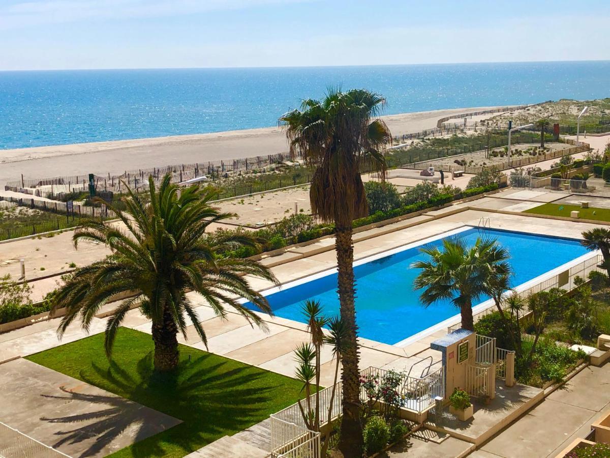 Elégant appartement vue mer wifi parking Le Barcarès Extérieur photo