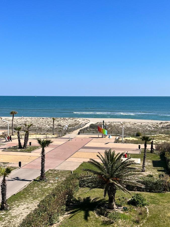 Elégant appartement vue mer wifi parking Le Barcarès Extérieur photo