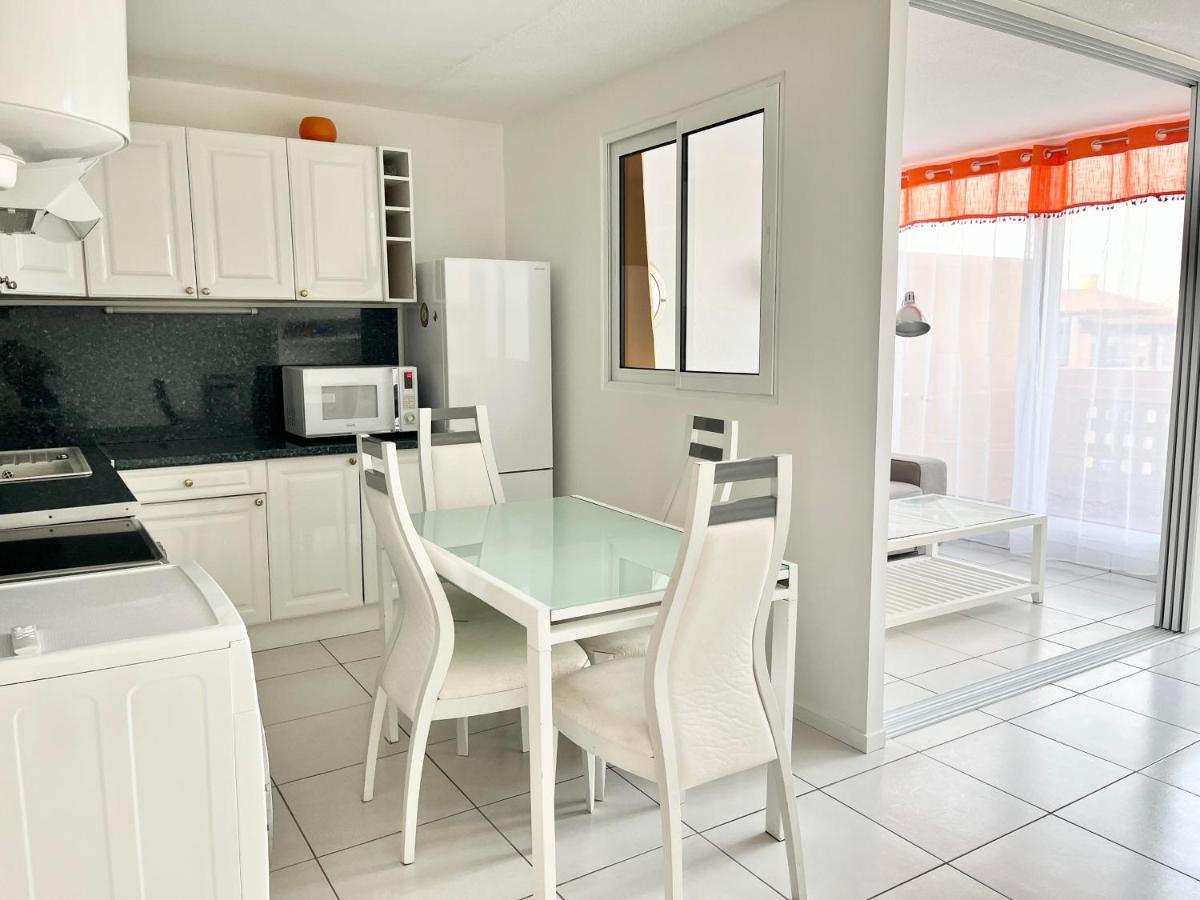 Elégant appartement vue mer wifi parking Le Barcarès Extérieur photo