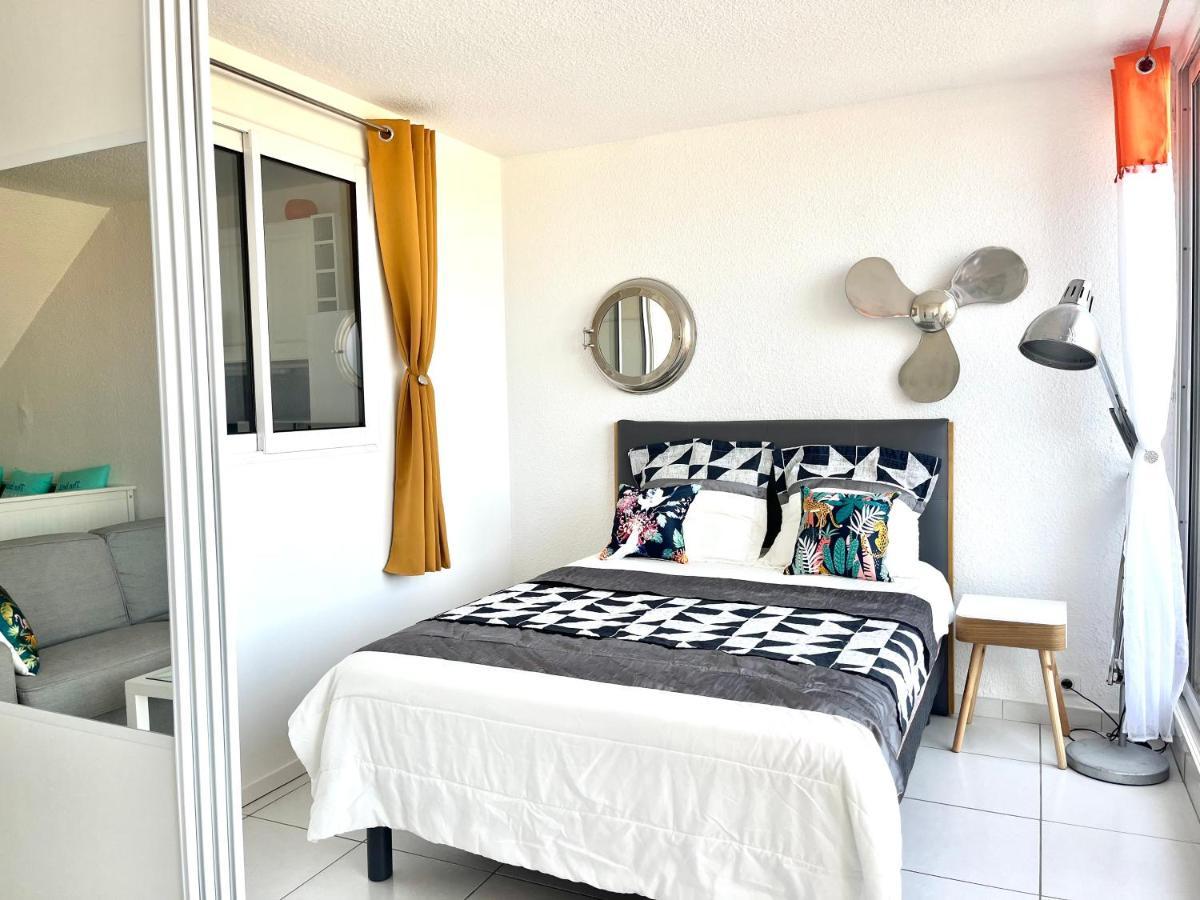 Elégant appartement vue mer wifi parking Le Barcarès Extérieur photo