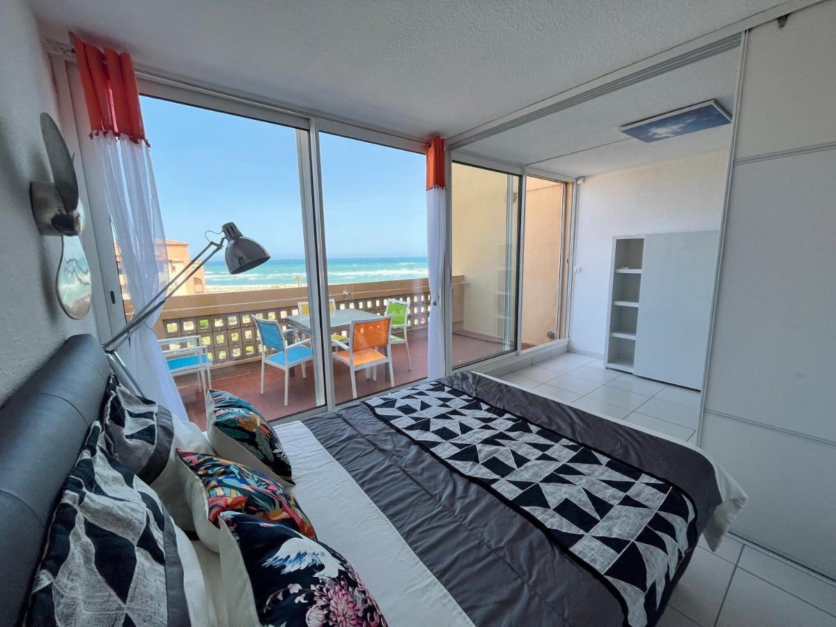 Elégant appartement vue mer wifi parking Le Barcarès Extérieur photo